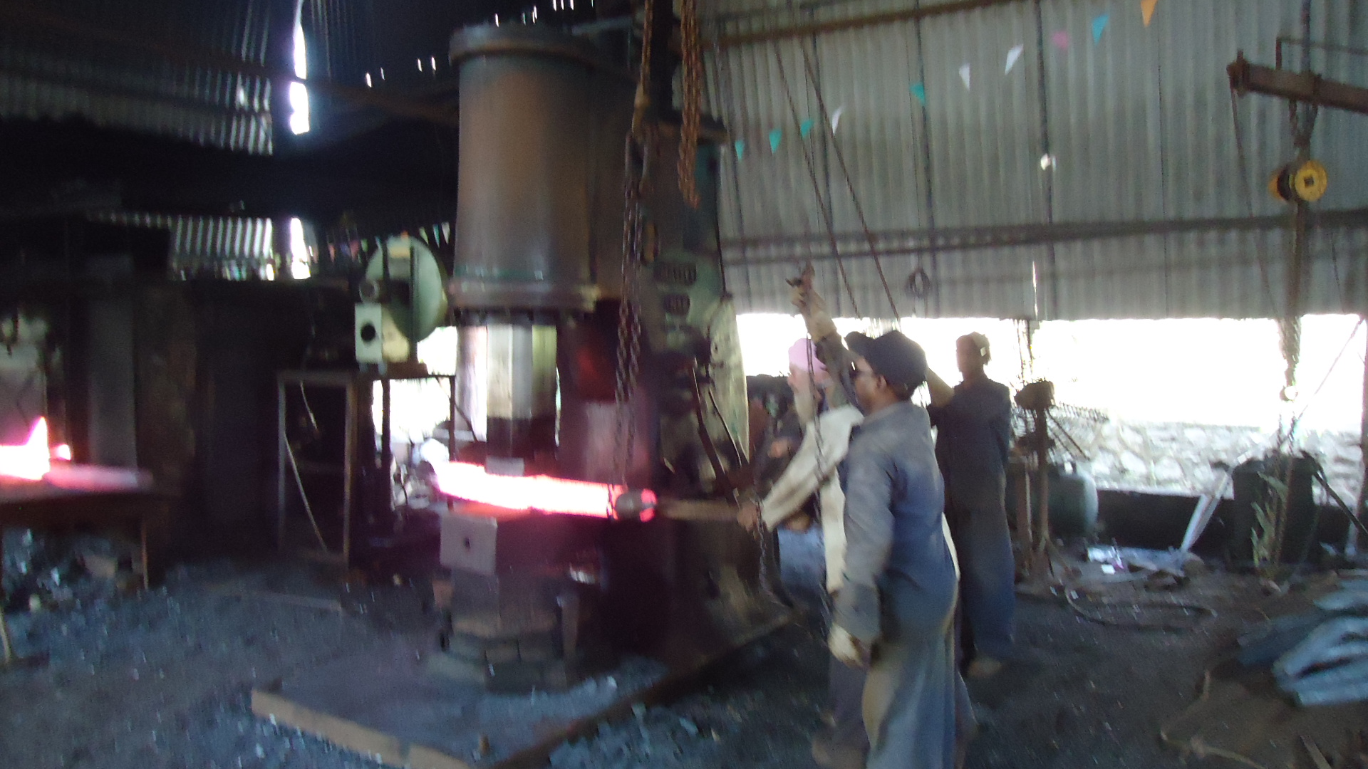 Forging Hammer Operation